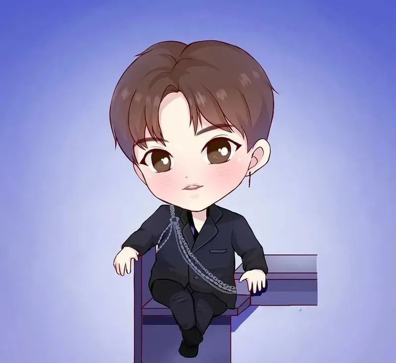 Hình ảnh chibi nam cute tạo cảm giác tươi mới