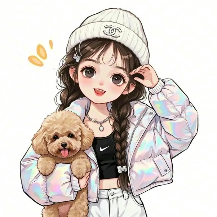 Hình chibi dễ thương nữ đáng yêu và vô cùng sinh động