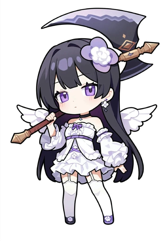 Hình anime nữ cute chibi với nét vẽ đáng yêu cuốn hút
