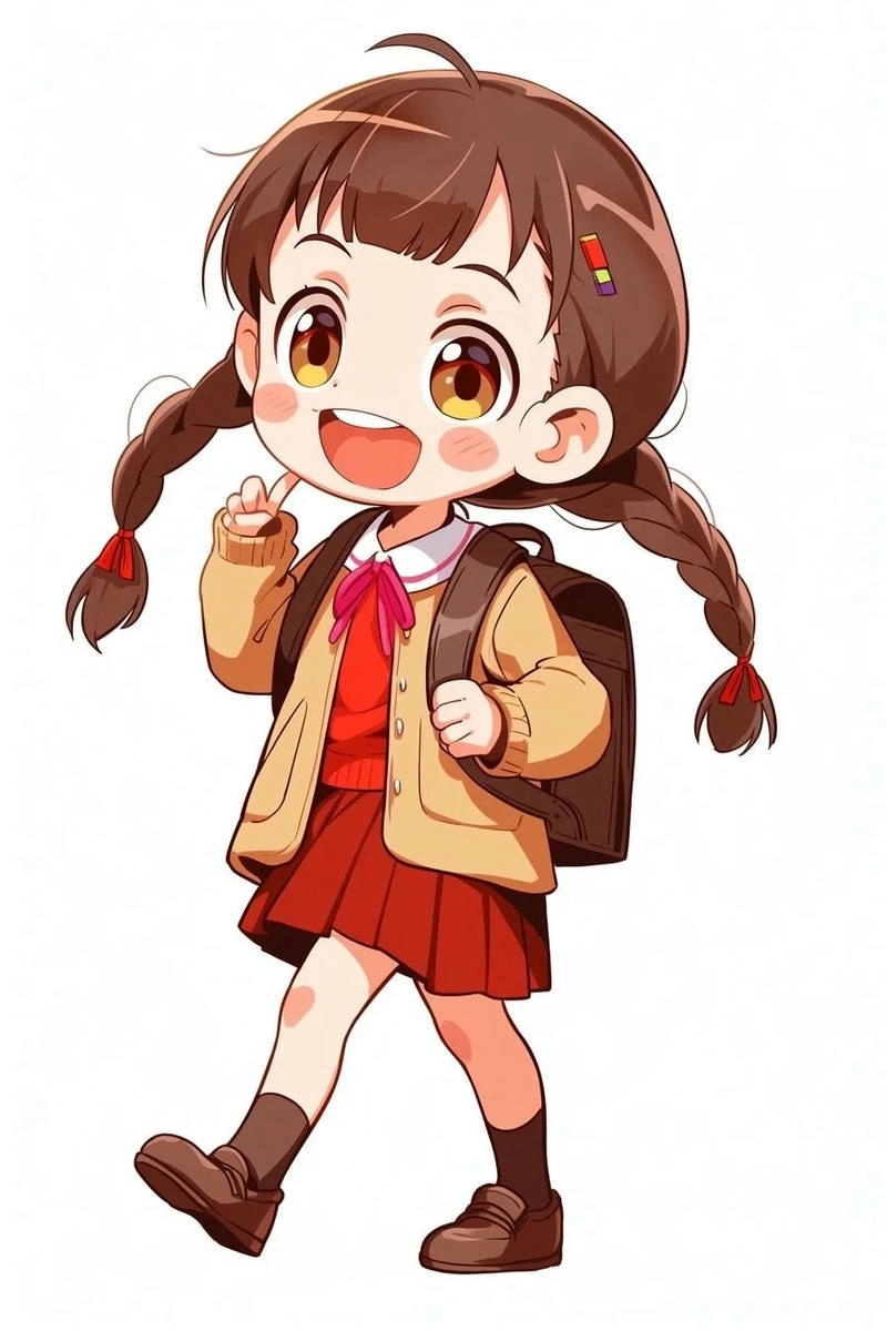 Hình vẽ chibi nữ cute mang phong cách độc đáo và sinh động
