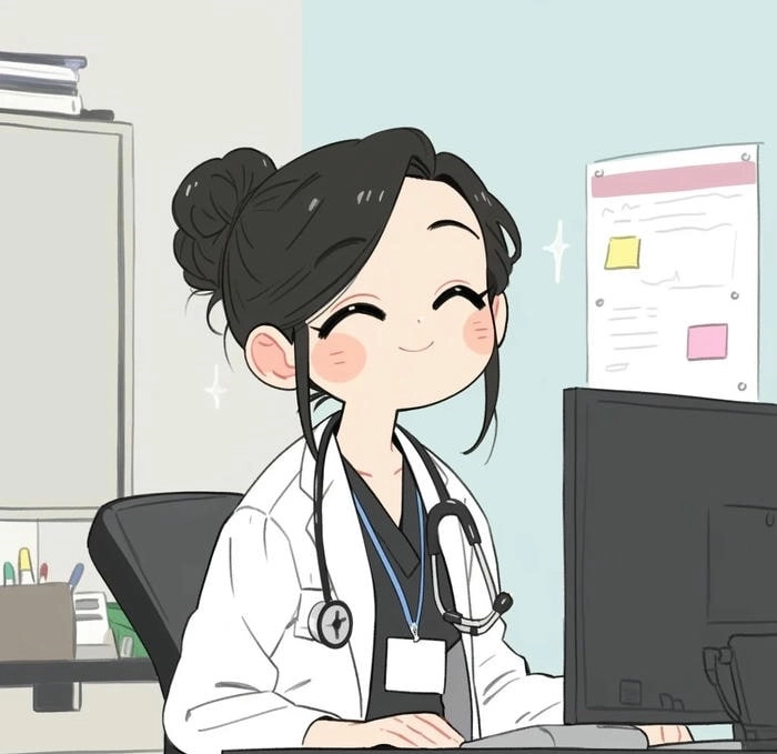 Hình chibi nữ cute xinh xắn đáng yêu thu hút ánh nhìn