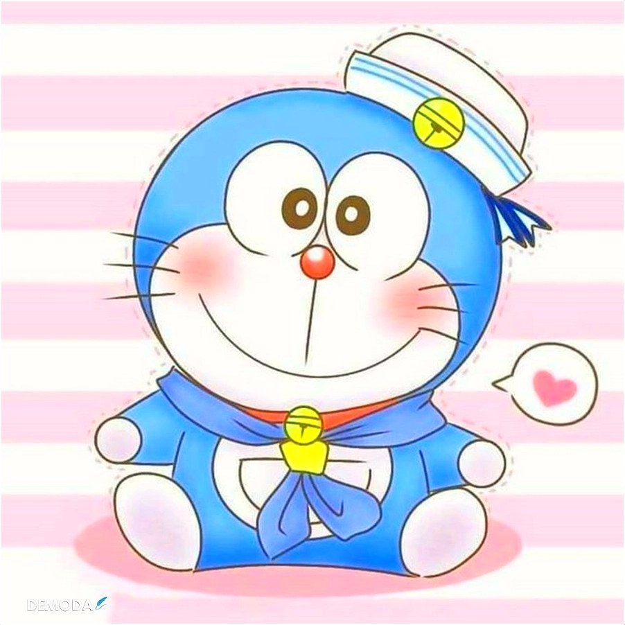 Hình nền cute Doraemon đầy màu sắc vui nhộn