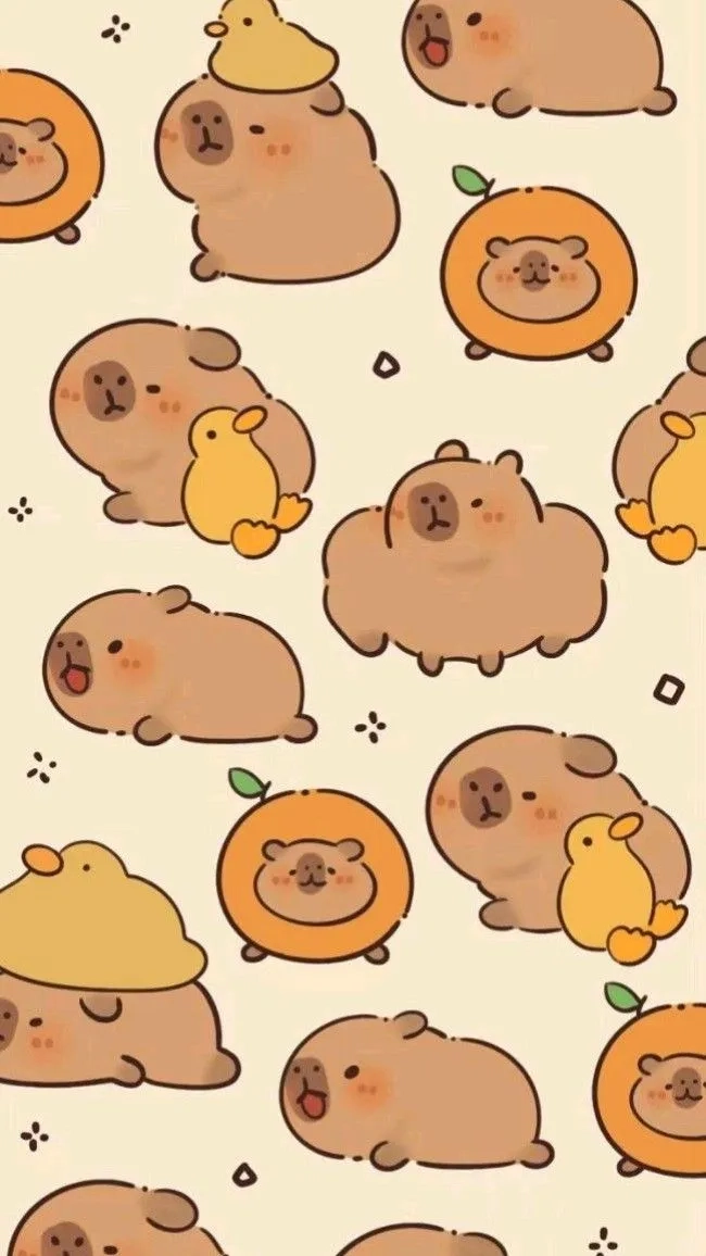 Tải ngay hình nền capybara đẹp mê ly