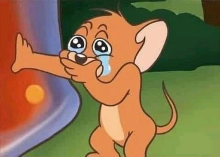 Hình Jerry meme với biểu cảm hài hước khó đỡ