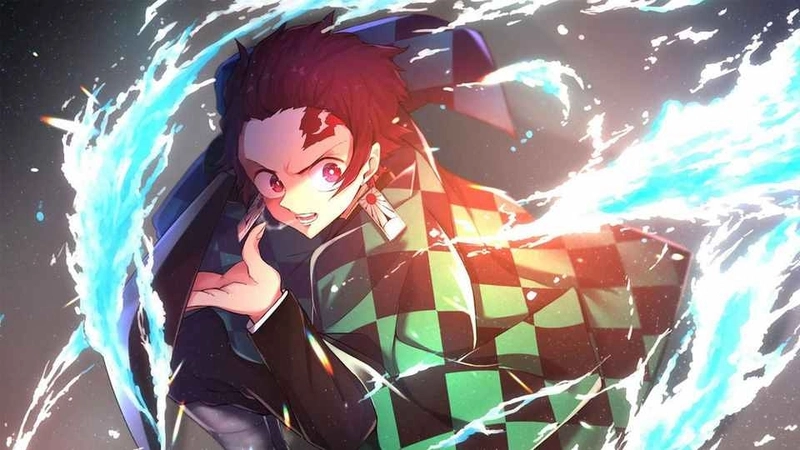 Tanjiro anime mang sức mạnh của Hơi thở Mặt Trời