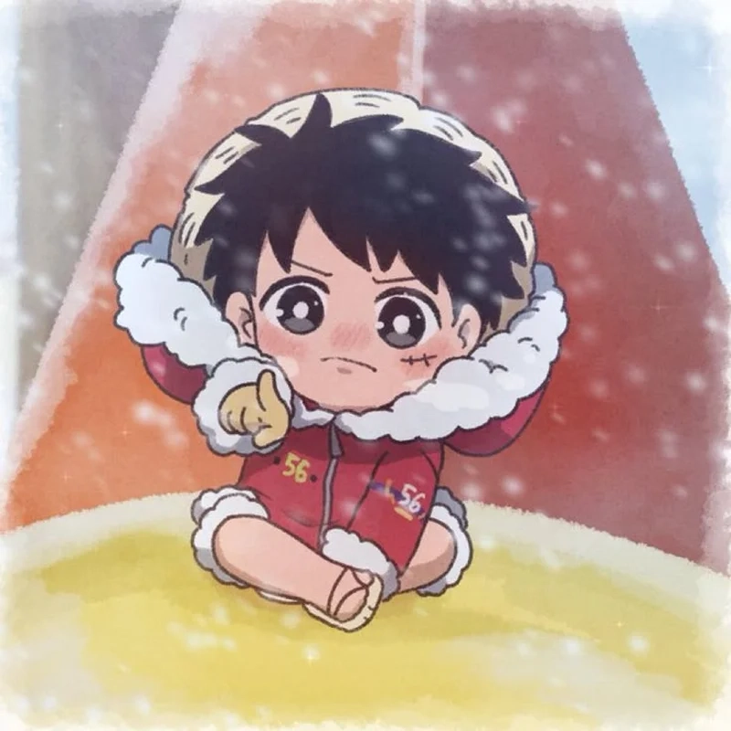 Ảnh Luffy chibi cute đáng yêu vô đối