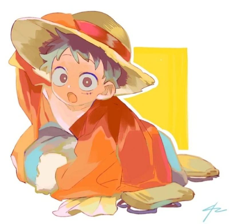 Ảnh One Piece Luffy chibi chuẩn fan cứng