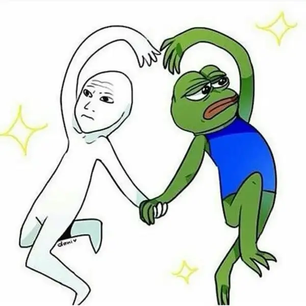 Ếch meme đáng yêu cho bạn phút giây giải trí