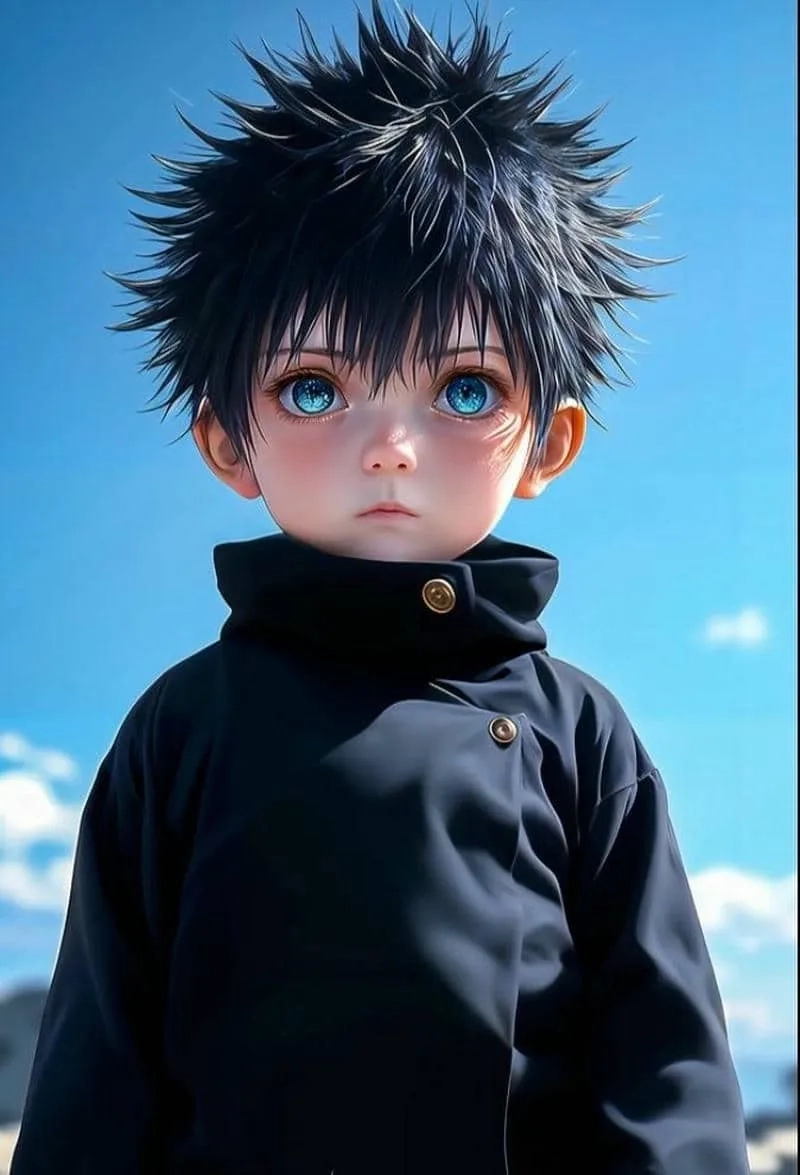 Anime chibi nam ngầu với thần thái lạnh lùng