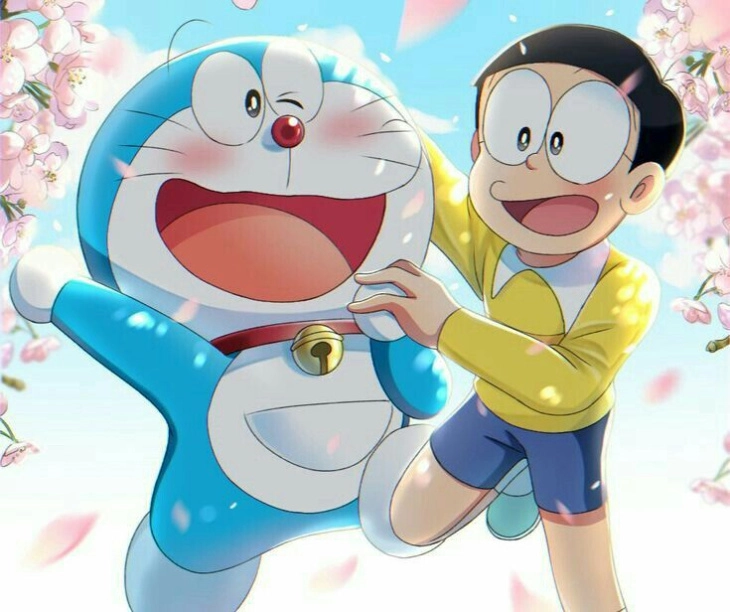 Doraemon và Nobita cute với khoảnh khắc đáng yêu