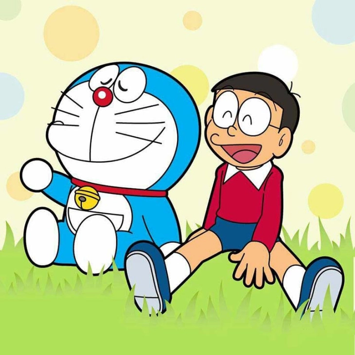 Hình Doraemon và Nobita cute khiến fan thích thú