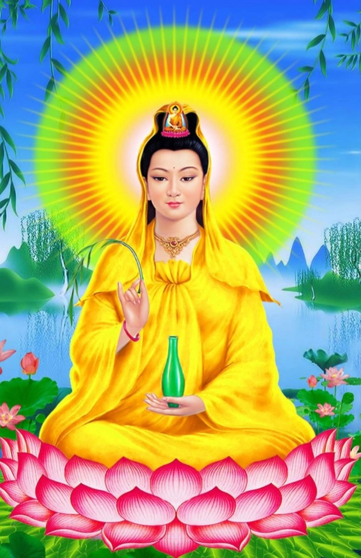 Ảnh Phật Quan Âm từ bi mang đến sự bình an