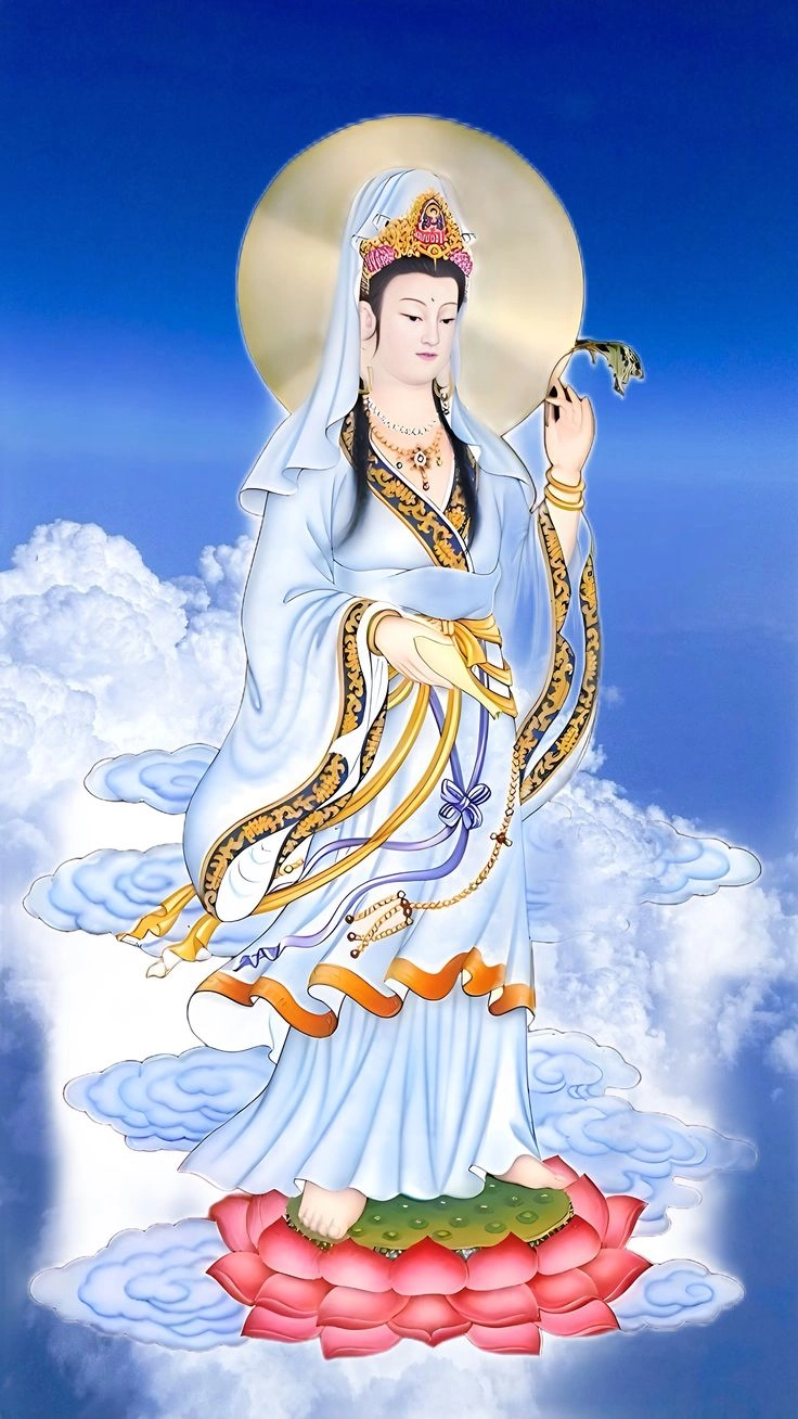 Hình ảnh Phật Quan Âm Bồ Tát dẫn lối giác ngộ