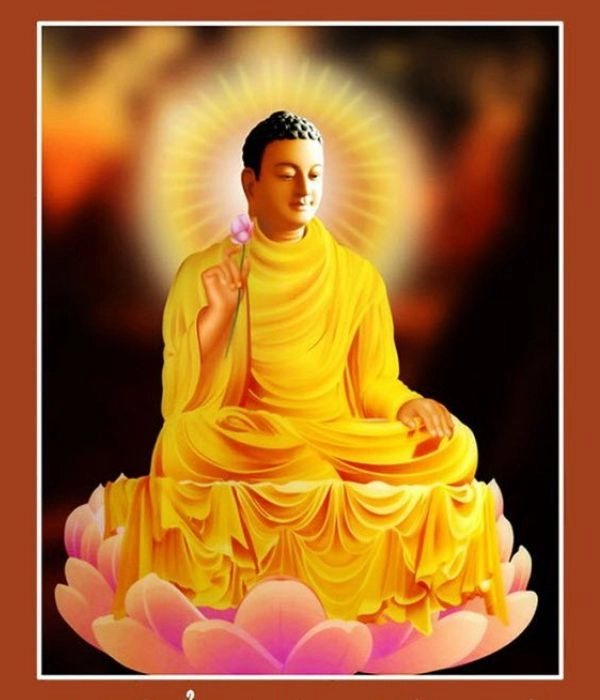 Hình ảnh Phật Thích Ca với ánh mắt từ bi thanh tịnh