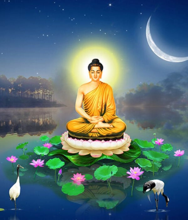 Ảnh Phật Thích Ca Mô Ni với thần thái trang nghiêm thanh tịnh