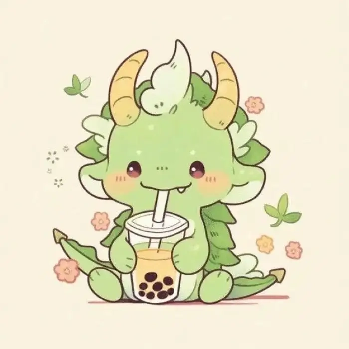Ảnh rồng cute nhỏ nhắn với đôi mắt long lanh