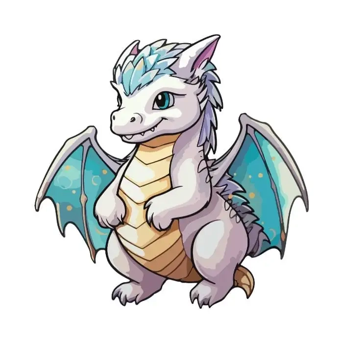 Hình ảnh rồng chibi siêu đáng yêu cho fan yêu rồng