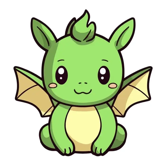 Hình ảnh rồng chibi cute mang vẻ đẹp huyền bí