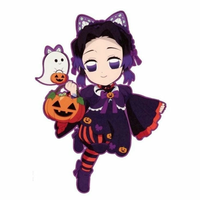 Hình ảnh Shinobu chibi mang vẻ dễ thương cuốn hút