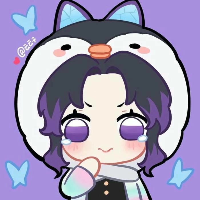 Ảnh Shinobu chibi cute lung linh sắc màu anime