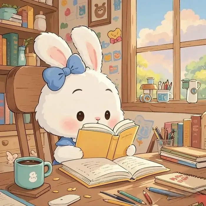 Thỏ cute hình chibi mang phong cách dễ thương đặc biệt