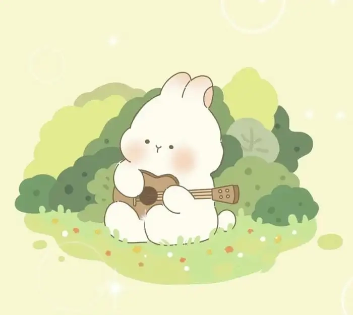 Hình ảnh thỏ chibi siêu dễ thương khiến ai cũng thích