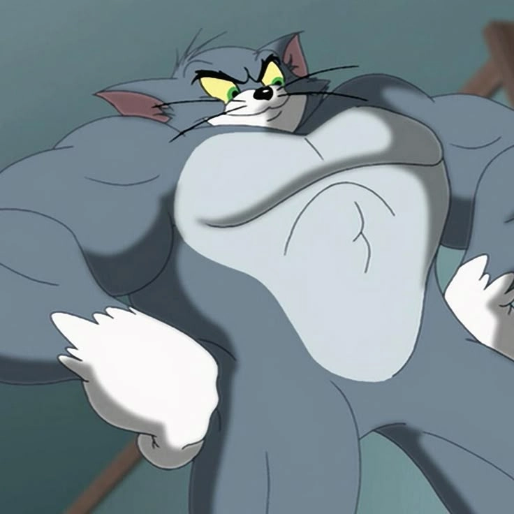 Ảnh mèo Tom meme được chia sẻ khắp mạng xã hội