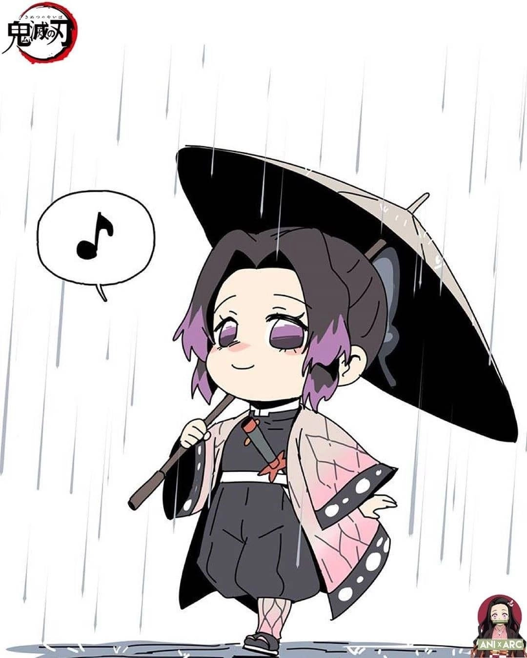 Vẽ Shinobu chibi với phong cách dễ thương