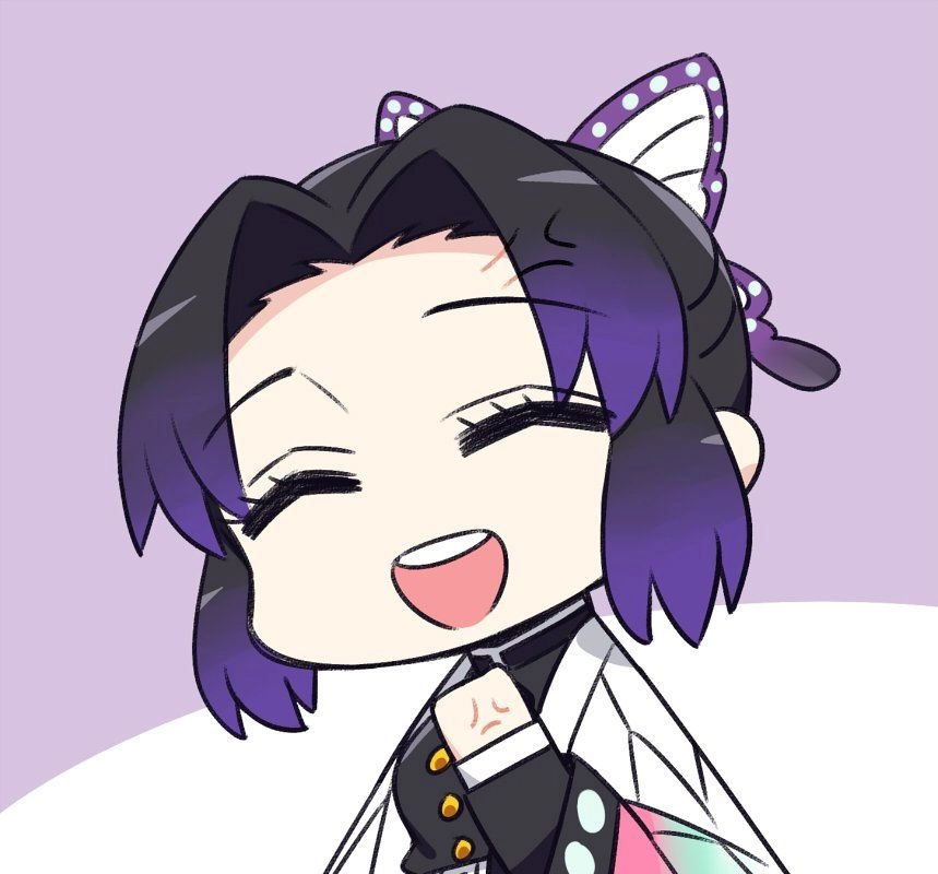 Hình Shinobu chibi cute với nét vẽ sinh động