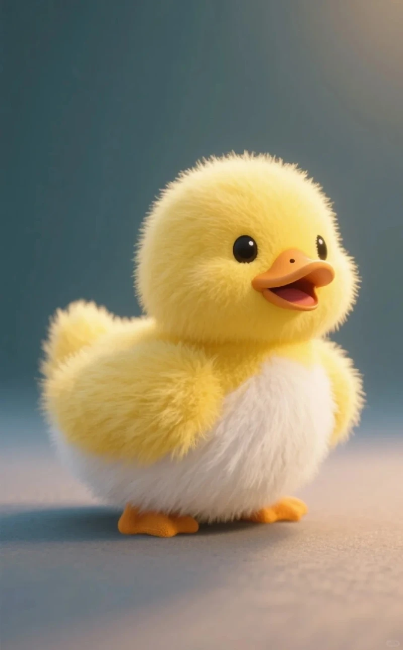 Ngắm nhìn ảnh chú vịt vàng ngộ nghĩnh đáng yêu