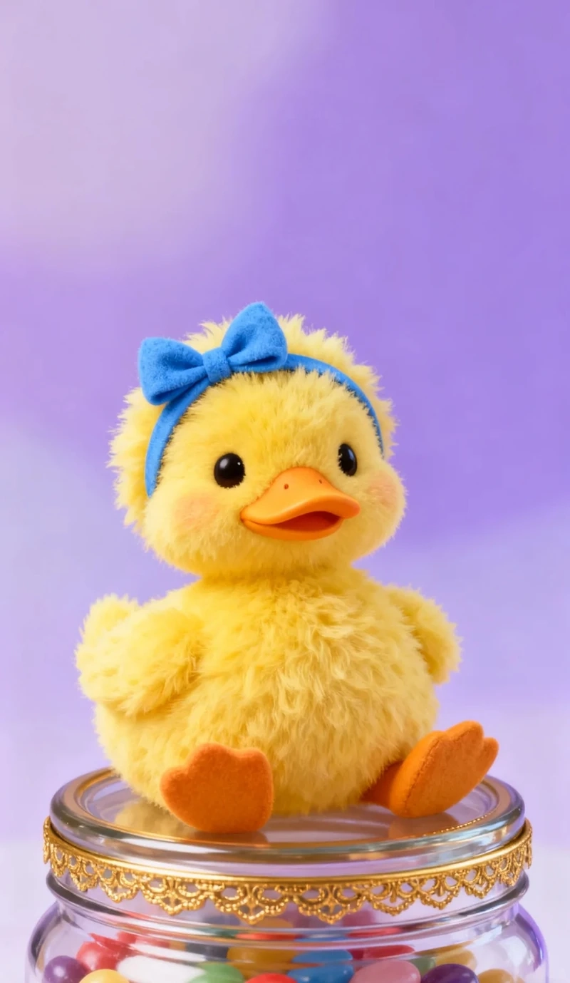 Không thể bỏ lỡ ảnh con vịt vàng cute siêu đáng yêu