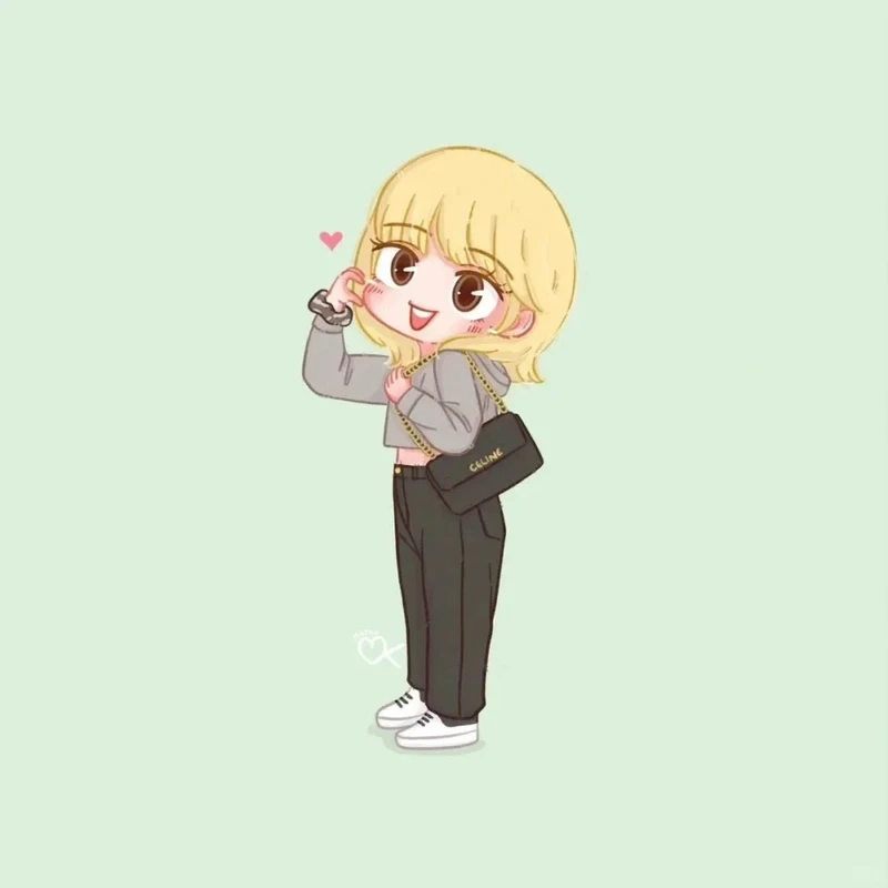 Chi tiết cách vẽ Lisa chibi từng bước
