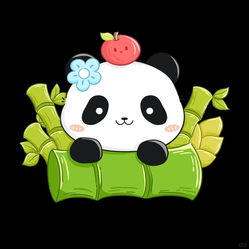 Hướng dẫn vẽ gấu trúc chibi đơn giản