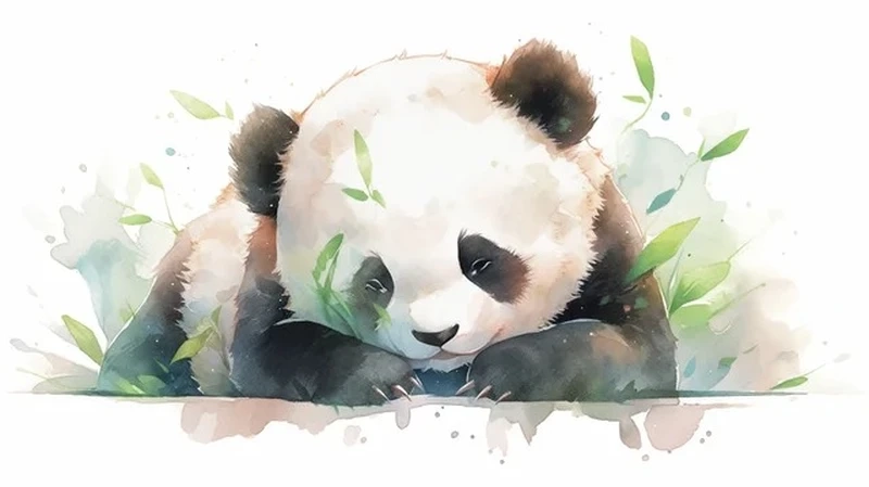 Hình nền con gấu trúc nhìn là muốn lưu ngay
