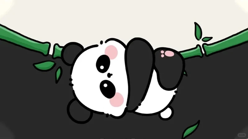 Hình nền gấu trúc ngầu kết hợp cute và cá tính