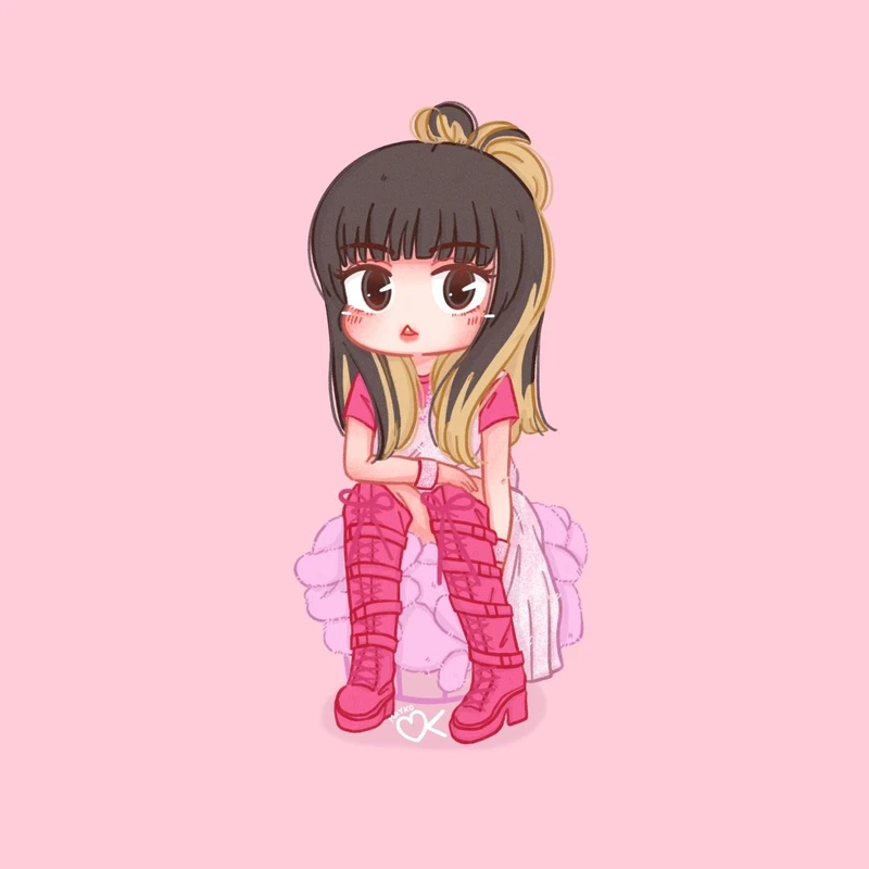 Những mẫu Lisa chibi dễ vẽ cho beginners