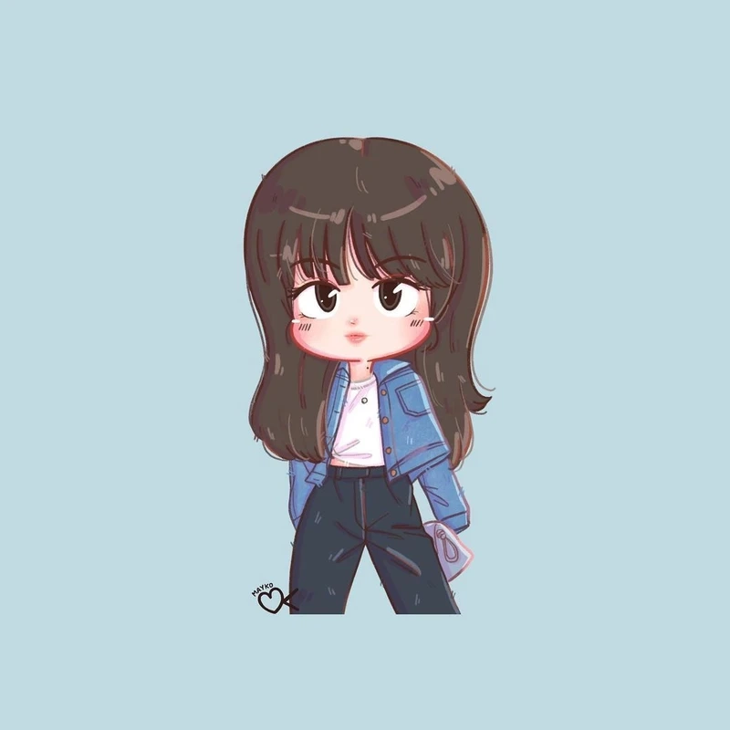 Mẹo cách vẽ Lisa chibi đơn giản nhanh gọn
